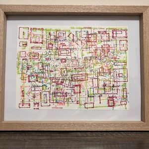 Original Bleed Print- 8x10 Print w/ Tan Frame